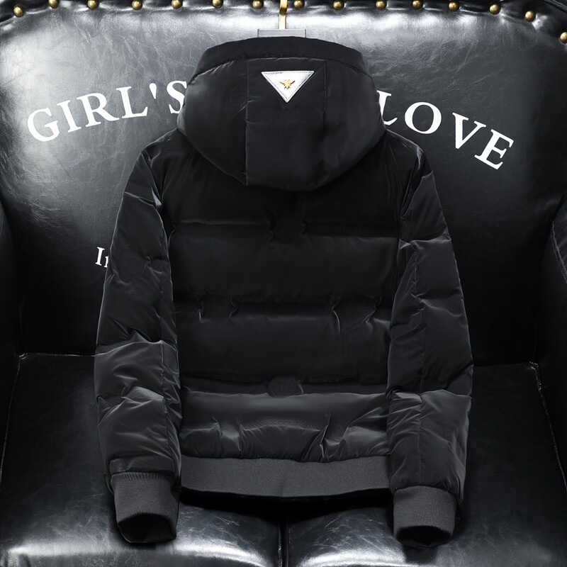 冬季羽绒服服男休闲加棉加厚外套欧货连帽青年羽绒衣9930-P265,男装羽绒服,电商D316