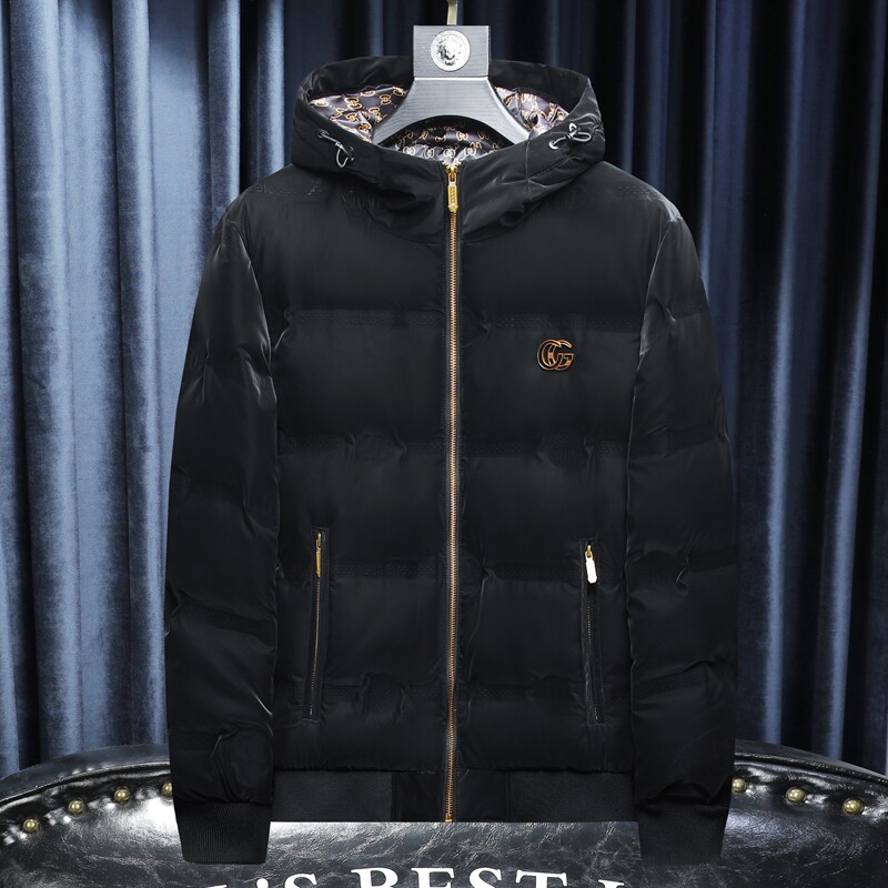 冬季羽绒服服男休闲加棉加厚外套欧货连帽青年羽绒衣9930-P265,男装羽绒服,电商D316