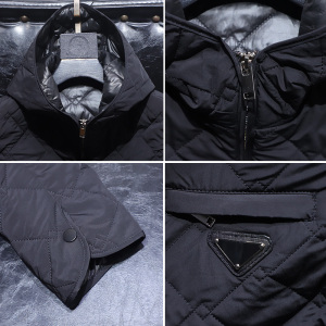 欧货高端休闲棉服男外套2024秋冬带帽轻薄款棉衣外套  89907-P180图片