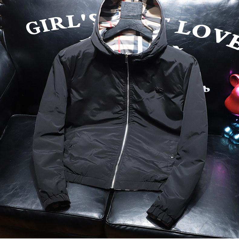 双面穿棉服2025秋冬新款羽绒棉棉衣外套连帽棉服D316-2388-P185,男装棉衣,电商D316