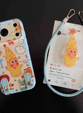 云朵星星仔适用苹果17promax菲林手机壳iPhone16全包软壳华为P80小米VIVOX300荣耀一加OPPO韩版ins风保护套