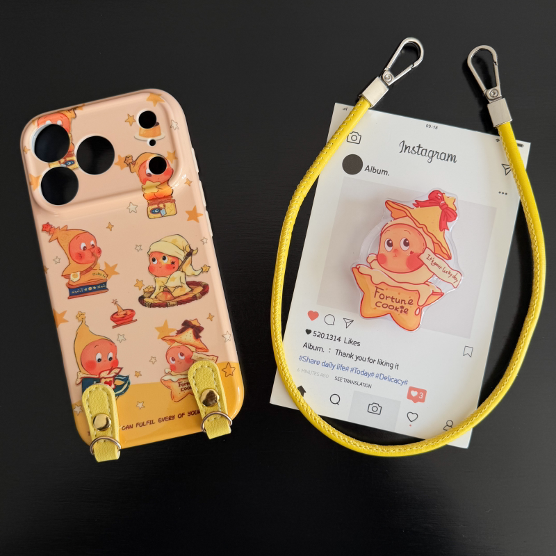 饼干星星仔适用苹果17promax菲林手机壳iPhone16全包软壳华为P80小米VIVOX300荣耀一加OPPO韩版ins风保护套