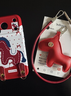 新年小马适用苹果17promax菲林手机壳iPhone16全包软壳华为P80小米VIVOX300荣耀一加OPPO韩版ins风保护套好运