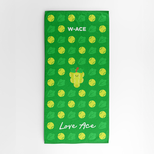 ACE网球毛巾｜可爱网球葡萄爱心男女擦汗吸汗运动健身毛巾礼物