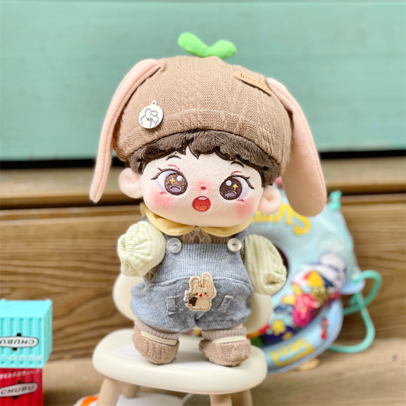 新款鹿哈尼鹿晗原创棉花娃娃明星