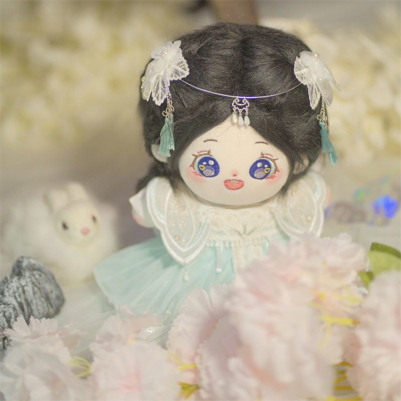 李沁20cm棉花娃娃原创正品炸毛头