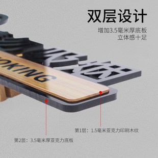 亚克力门牌号码 酒店宾馆KTV包厢包间 牌 家用门牌号标志牌创意个性