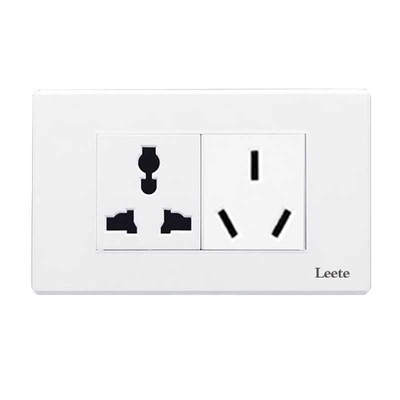 118型开关插座二位六孔10a16a空调热水器专用三孔16A三三插33面板