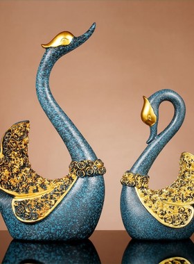 摆件高级感小众创意客厅装饰品玄关电视柜酒柜摆设新房工艺品礼品