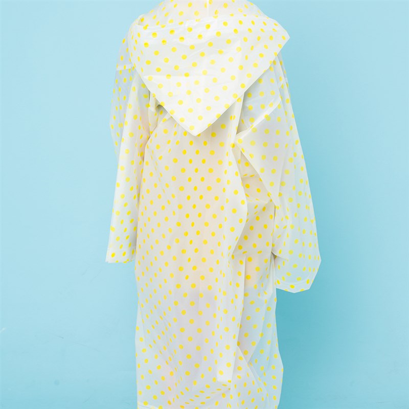 圆点风衣轻便便携小学生小孩防水大童男女童宝宝可爱儿童雨衣雨披