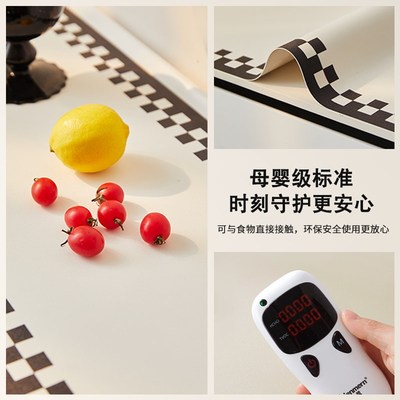 餐边柜桌垫轻奢高级感防水玄关垫鞋柜桌面垫电视柜台面保护垫定制
