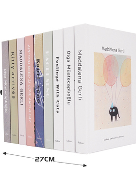 猫咖装饰书道具 样板房儿童房真书摆件  样板间女孩房陈列饰品