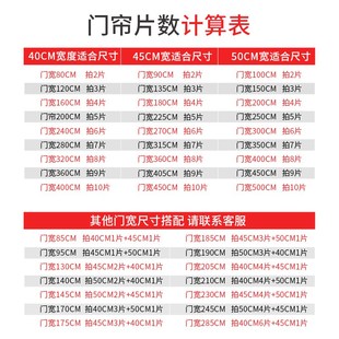 定制PVC透明水果店门帘后厨磁性自吸隔断帘茶咖啡店操作间遮挡帘