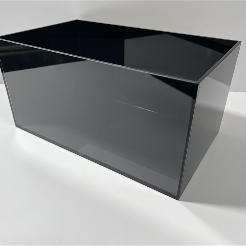 佛鳄龟亚克力发色缸虎纹巨头窄桥蛋龟水龟黑白盒鱼缸龟缸尺寸定制