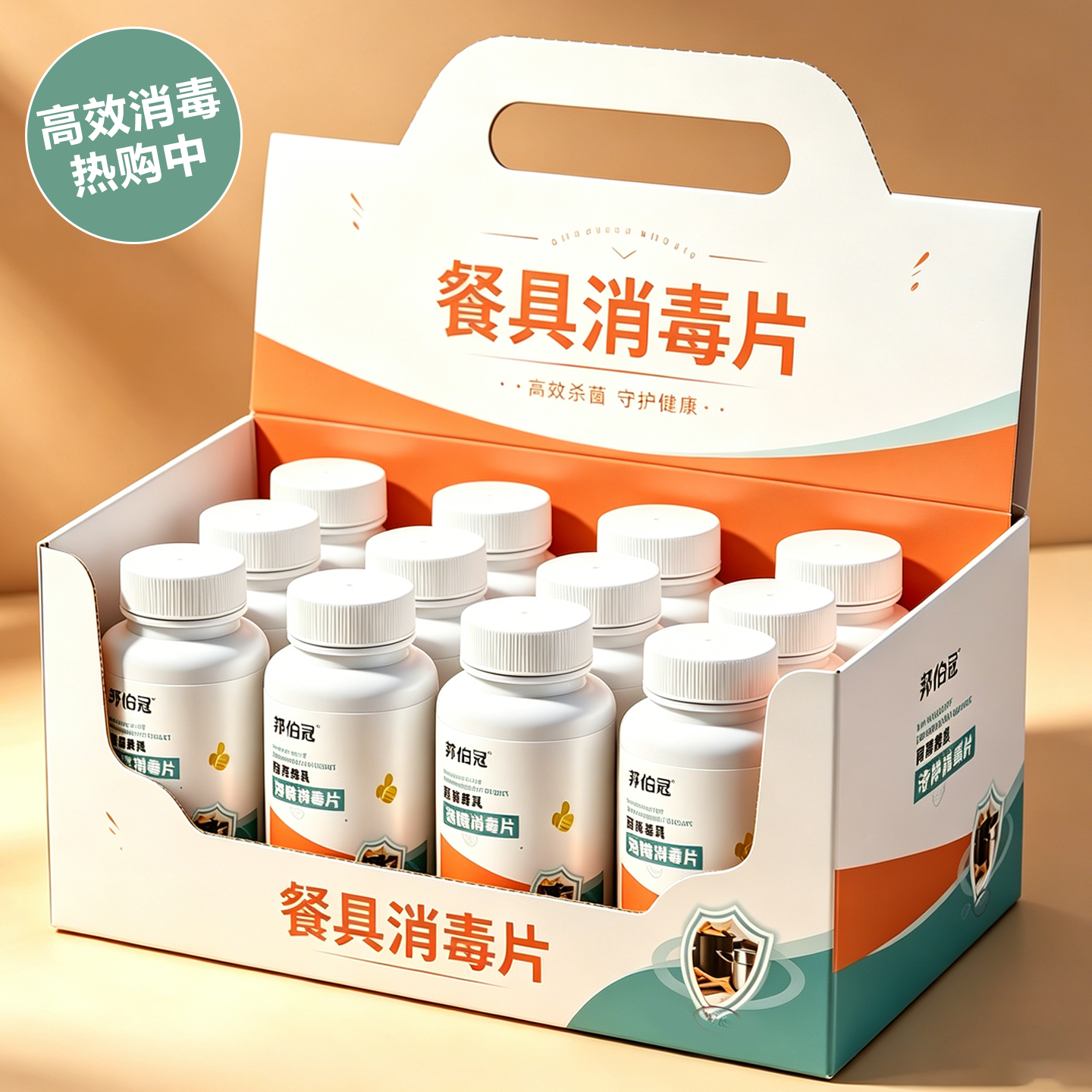 食品级餐具消毒片二氧化氯泡腾片