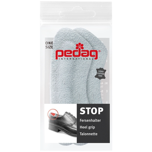 德国pedag牛皮后跟帖防磨脚防掉跟男女不跟脚高跟鞋跟贴半码鞋垫