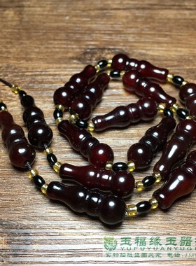 风化包浆珠串文玩配饰珠子项链