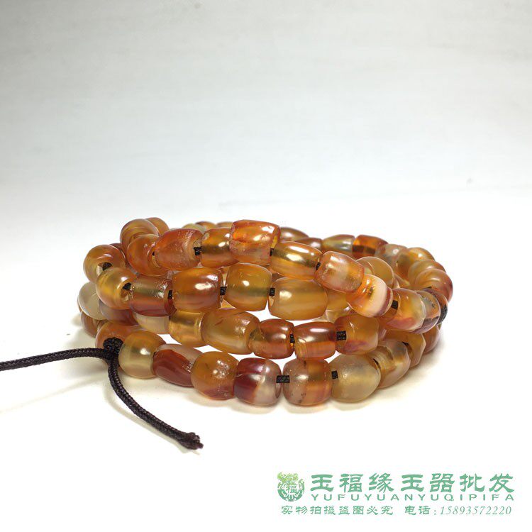 尼泊尔西亚回流老玛瑙磨盘算盘