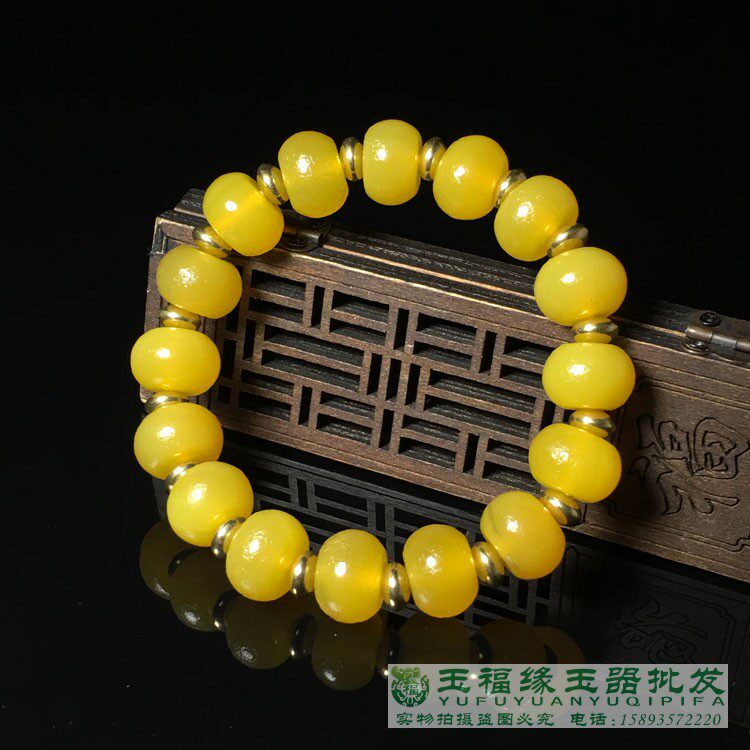 古玩仿古老珠子老玛瑙