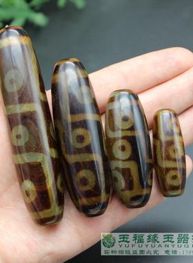 天然西藏老玛瑙天珠药师一三六九