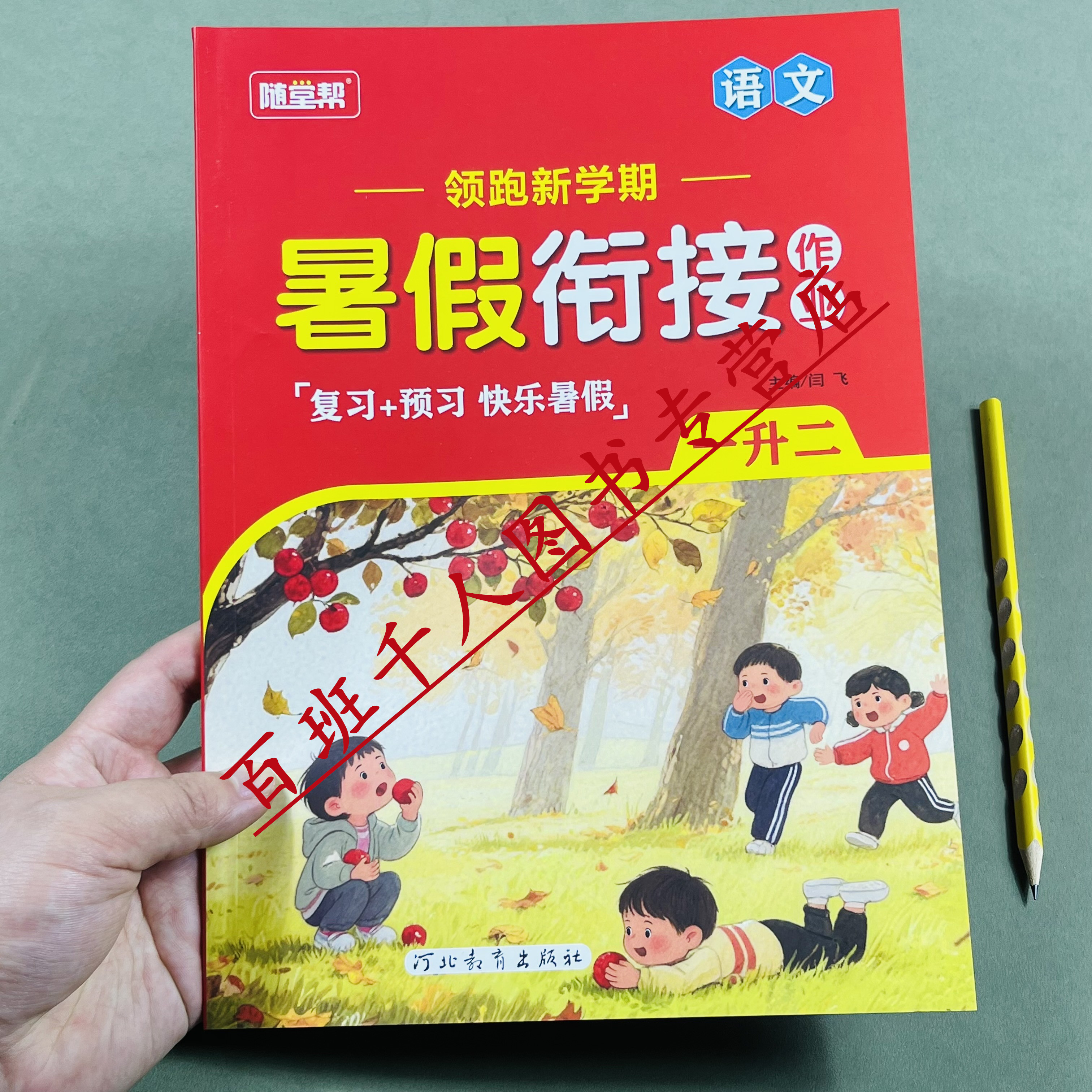随堂帮语文暑假作业一升二2026版