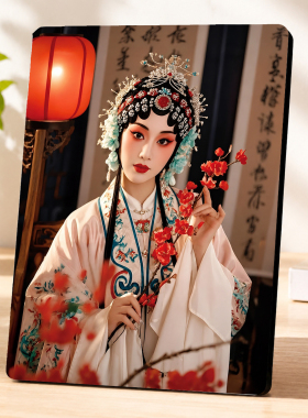 中国风国潮京剧花旦装饰摆台新中式客厅玄关桌面装饰摆件