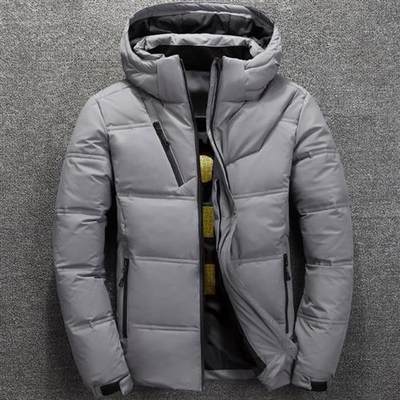 Fashion 2019 Winter Jacket Mens White Duck Down Jacket men T