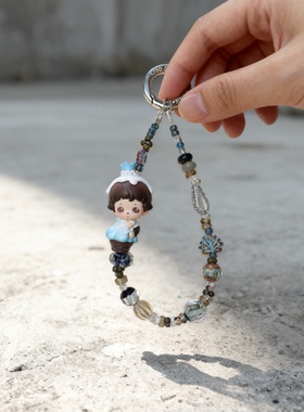 泡泡玛特冰淇淋甜筒杯系列 inosoul原创手机链手机挂绳钥匙包挂饰