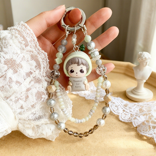 泡泡玛特跟我去郊游系列萌粒INOSOUL二创手机链DIY包包挂件原创