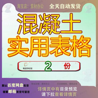 商品混凝土和构件厂实验用表 商品混凝土实用表格精品方案文档