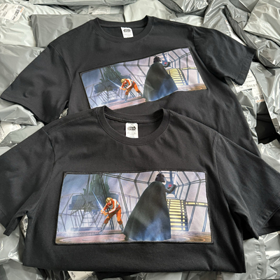 出口单 星战 达斯·维达Darth Vader银河帝国男女短袖T恤夏薄街头