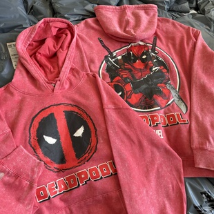 男女卫衣连帽衫 死仕小贱贱美剧周边 薄绒卡通573 水洗做旧 出口单