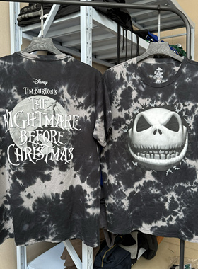 BOMBA STUDIO美式复古vintage街头宽松短袖T恤不规则扎染男女纯棉