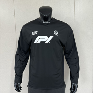 王炸！MOTORSPORT赛车 球衣风长袖夏薄透气速干t恤男女街头体育生