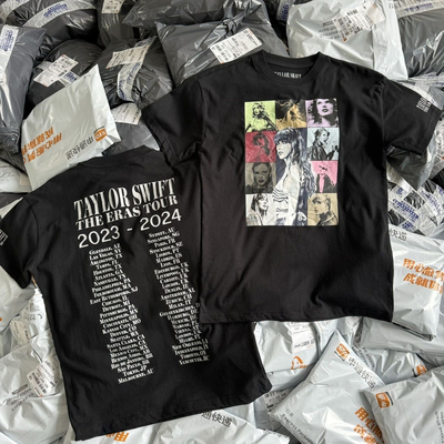 出口单 霉霉Taylor Swift泰勒斯威夫特周边 短袖T恤男女款街头246