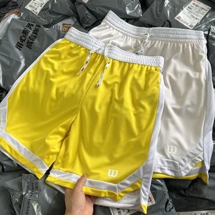 美版 篮球羽毛球户外速干网眼两面穿五分休闲男 威儿Wils网球短裤