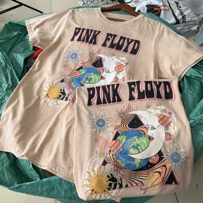 迷幻宇宙 Pink Floyd平克弗洛伊德 月之暗面 摇滚乐队短袖男女T恤