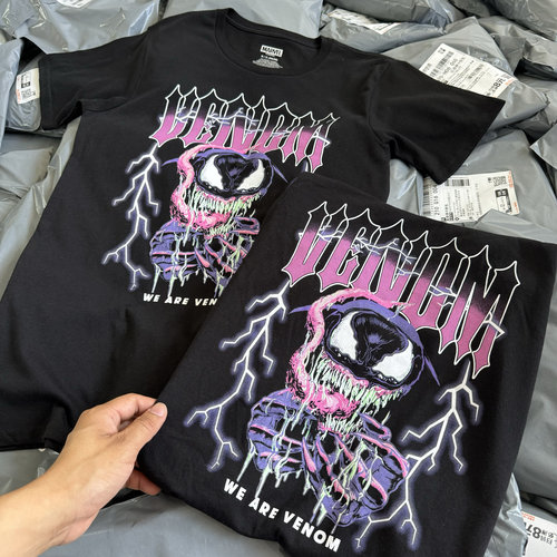 出口外贸 美式毒液vintage Venom T-Shirt短袖T恤夏薄街头男女274