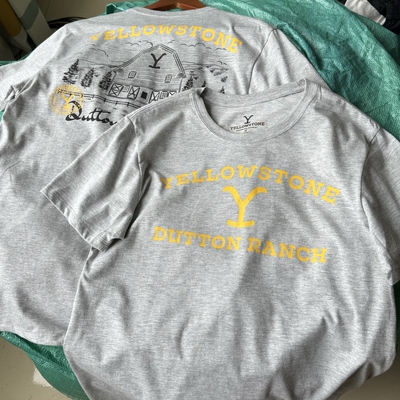 美剧 Yellow stone黄石公园 达顿农场复古夏薄透气T恤男女短袖563