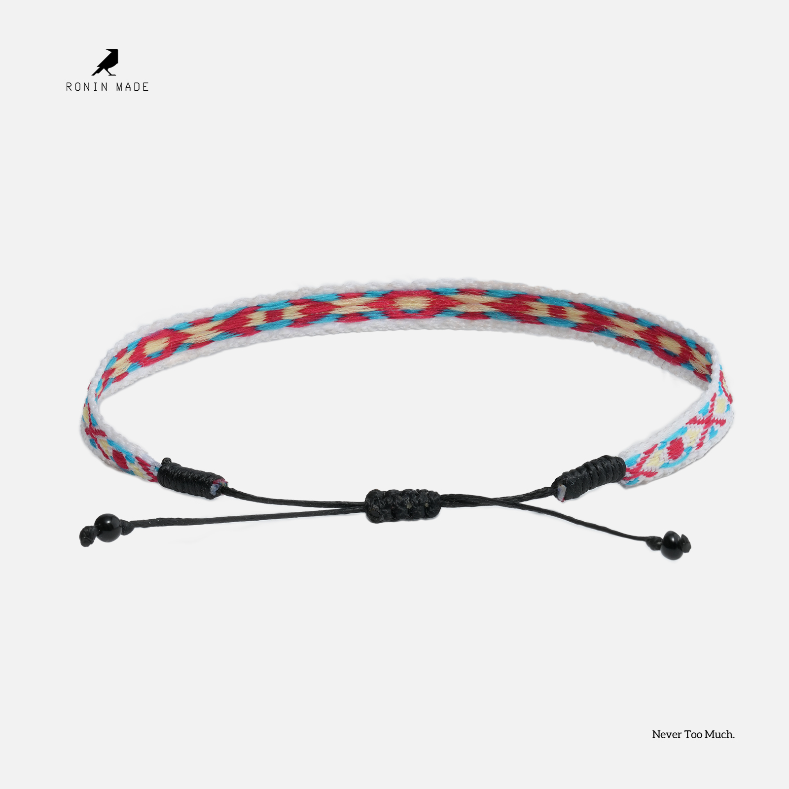 小众叠戴编织彩虹手绳