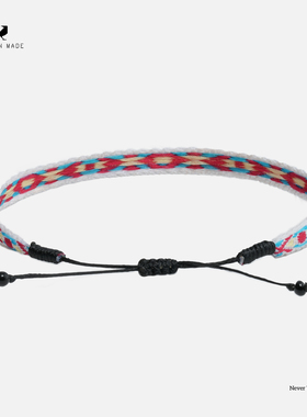 RONINMADE小众叠戴编织彩虹手绳男女手链情侣礼物个性手镯