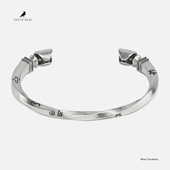 roninmade小众复古马蹄拉科塔男士 银手镯情侣手链首饰新年礼物