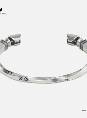 RONINMADE小众复古马蹄拉科塔男士银手镯情侣手链首饰新年礼物