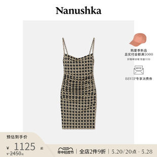 修身 时尚 女士 迷你裙 NANUSHKA 别致高级感无袖 ADIE 热销款