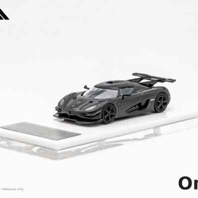 hkm 1:64 柯尼塞格 one 碳 黑 合金汽车模型 柯尼赛格