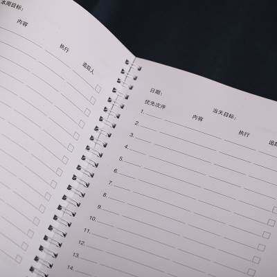 待办事项清单每日要事工作计划表备忘录日志记本排程表工作计划本