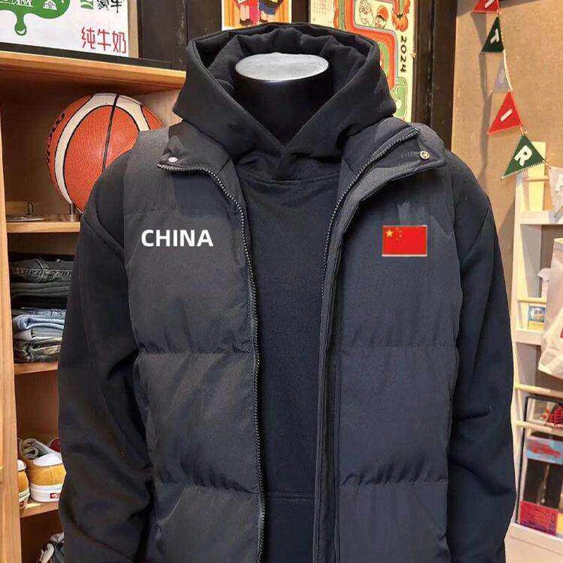2026黑色马甲棉服男款秋冬季无袖