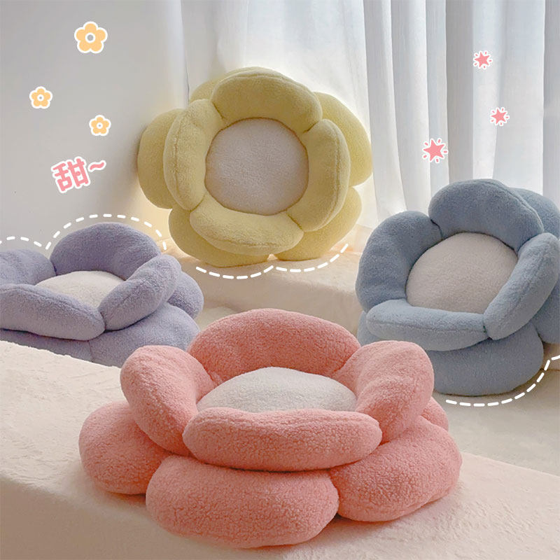 Protectme花朵猫窝秋冬保暖小型犬狗窝双面用软糯四季宠物窝睡垫,宠物/宠物食品及用品,猫窝/屋/帐篷/沙发,淘宝优惠券,粉丝福利购,淘宝优惠卷