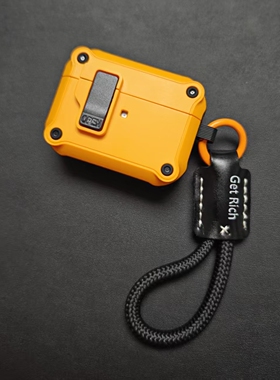 磁力弹盖机甲适用于airpodspro3苹果pro第三代保护套airpodspro2蓝牙耳机套airpods4代防摔挂式保护壳男款