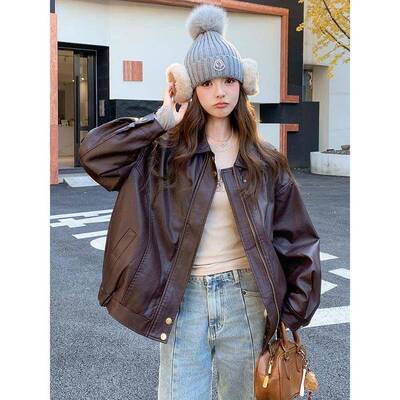 衣外皮套女2025新款爆款季秋美加覆古今绒XQR冬年流行式加厚夹克U